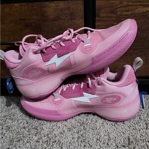 Nike Pink and White Women's Athletic Shoes